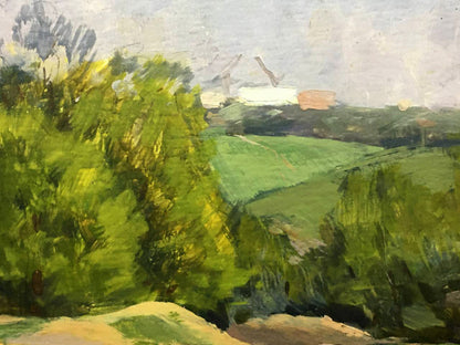 Oil painting In the country Bloshenko Anatoly Mikhailovich