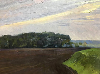 Oil painting It is getting dark Bloshenko Anatoly Mikhailovich