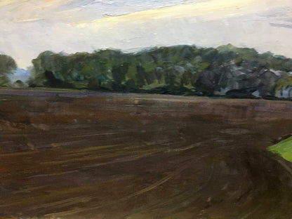 Oil painting It is getting dark Bloshenko Anatoly Mikhailovich