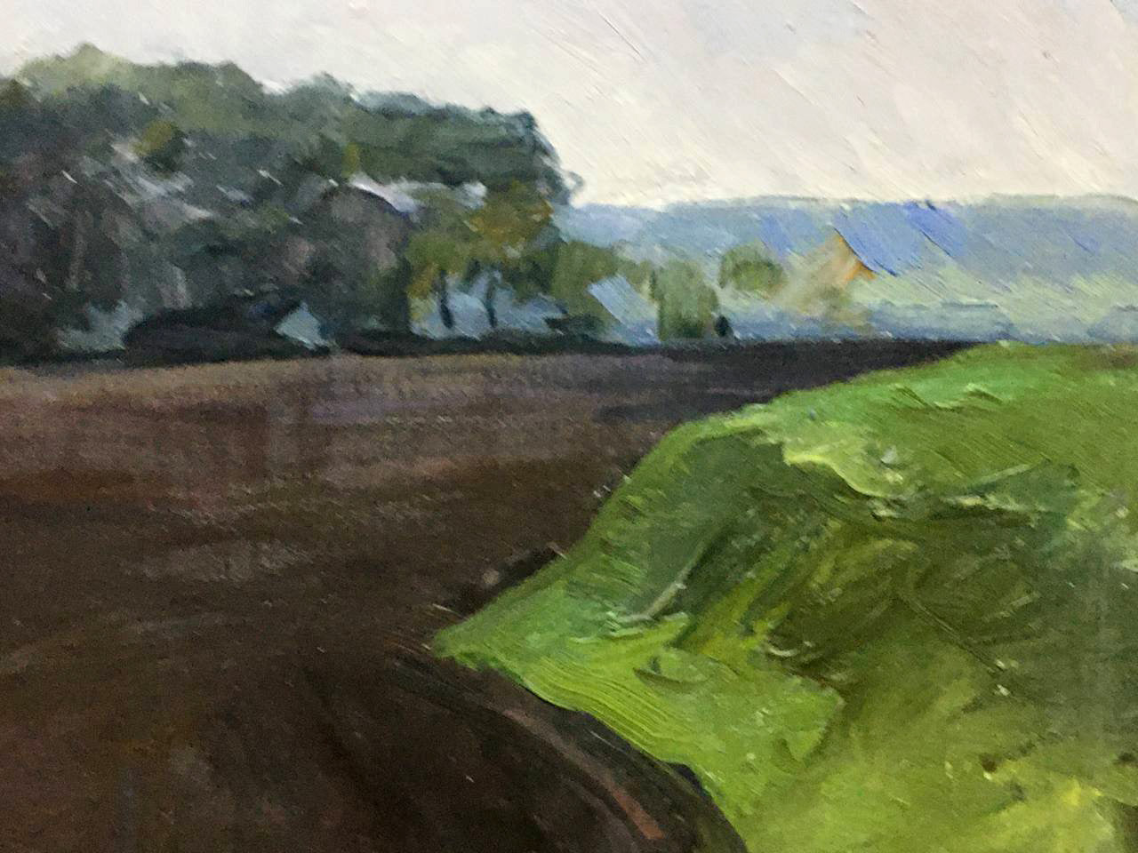 Oil painting It is getting dark Bloshenko Anatoly Mikhailovich