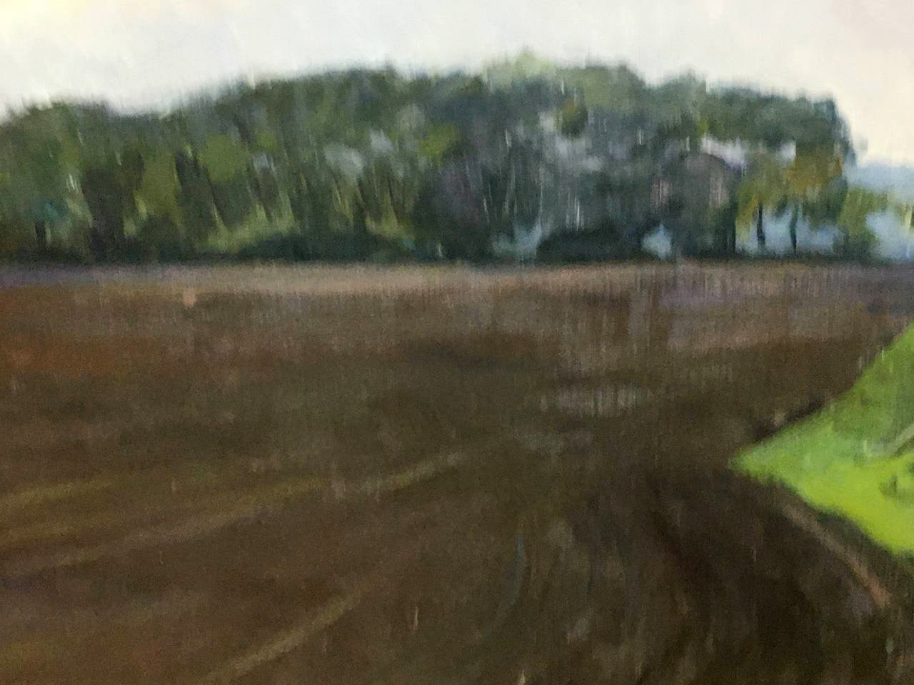 Oil painting It is getting dark Bloshenko Anatoly Mikhailovich