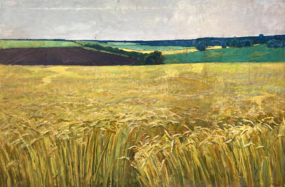 Oil painting Ukrainian fields Pavlyuk Nikolay Artemovich