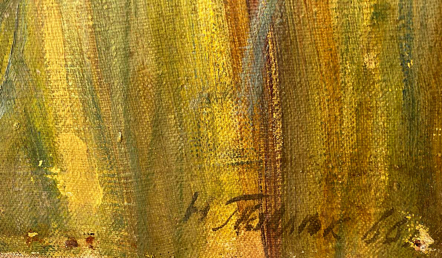 Oil painting Ukrainian fields Pavlyuk Nikolay Artemovich