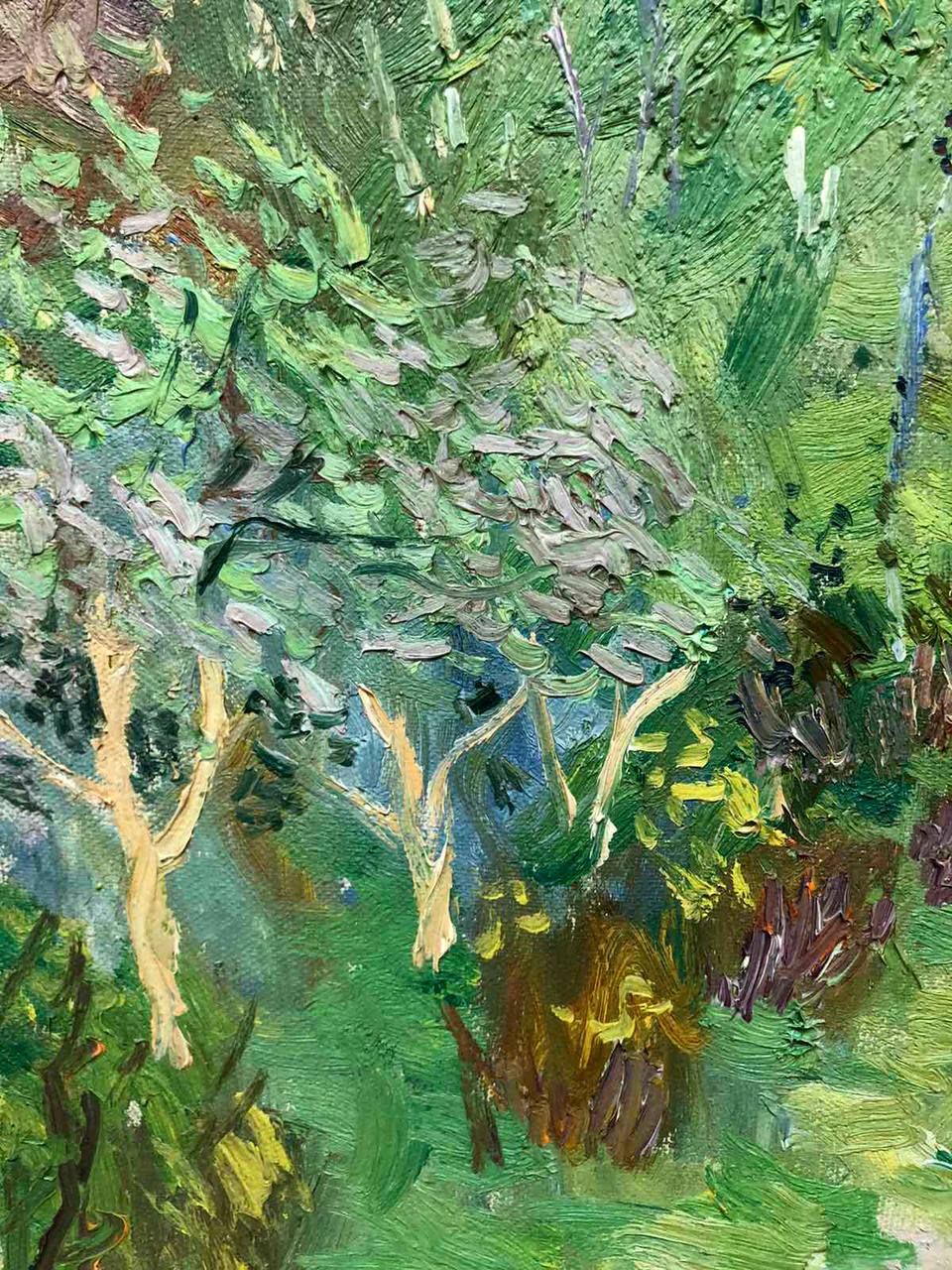 Oil painting House in the woods Zaretskyi Viktor