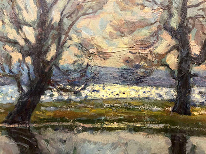 Oil painting Future champion Maksimenko Mykola