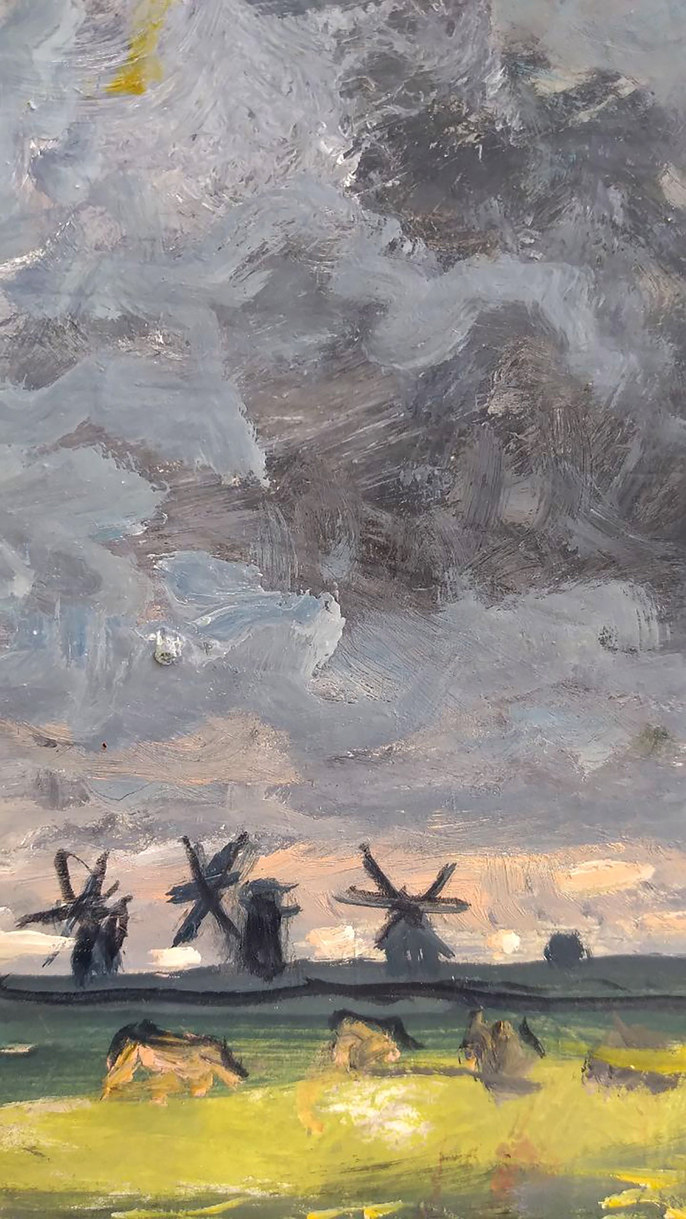 Oil painting Riders Unknown author