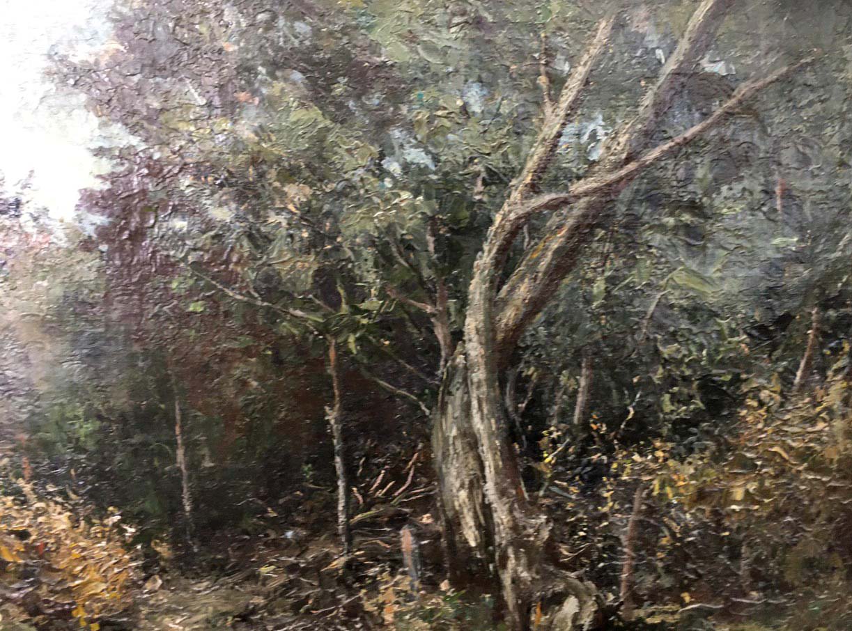 Oil painting Forest landscape Cherkas A. G.