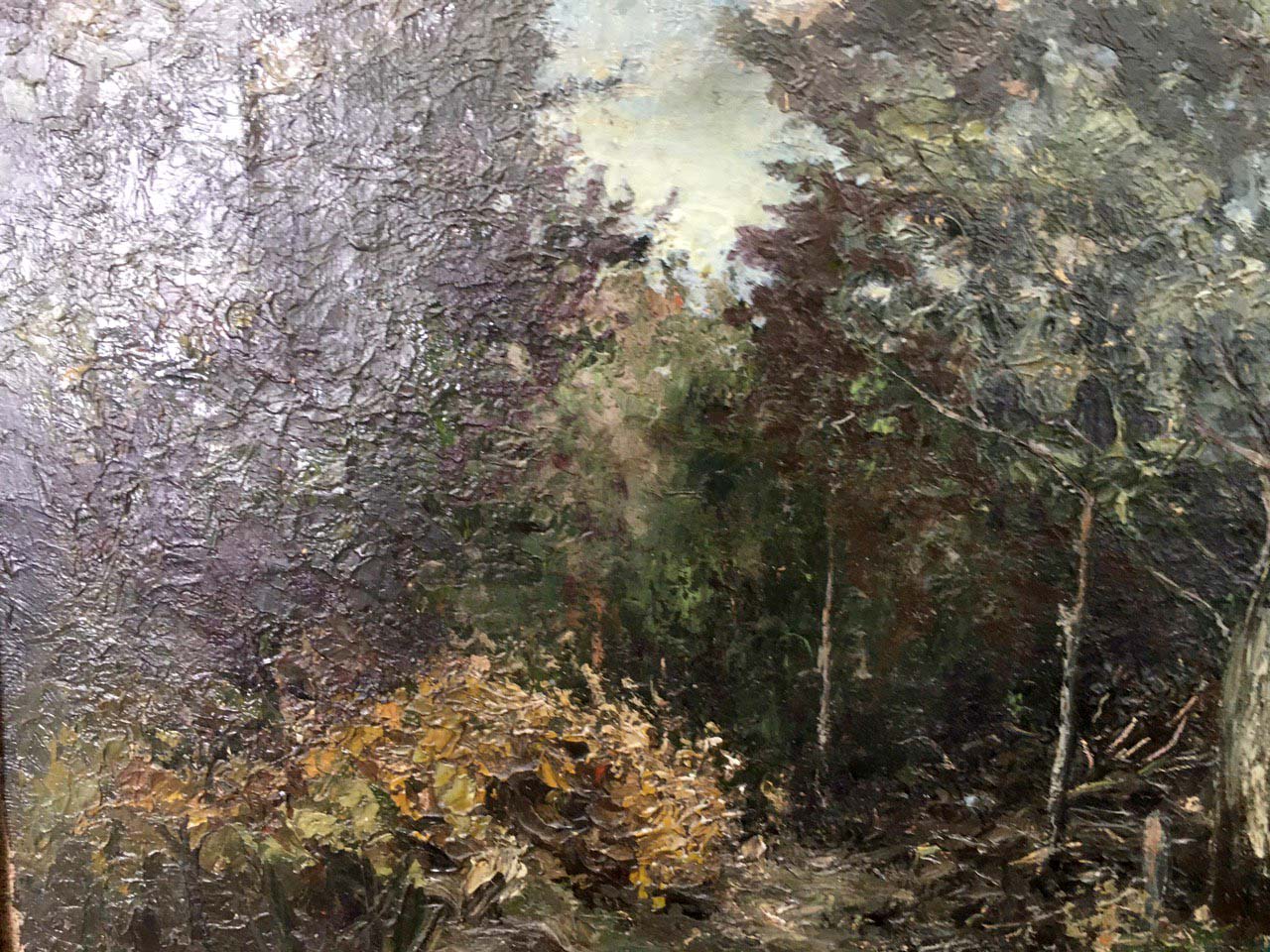 Oil painting Forest landscape Cherkas A. G.