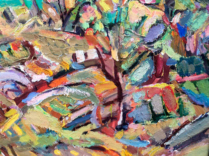 Abstract oil painting Local beauties Ermolov Igor Alekseevich