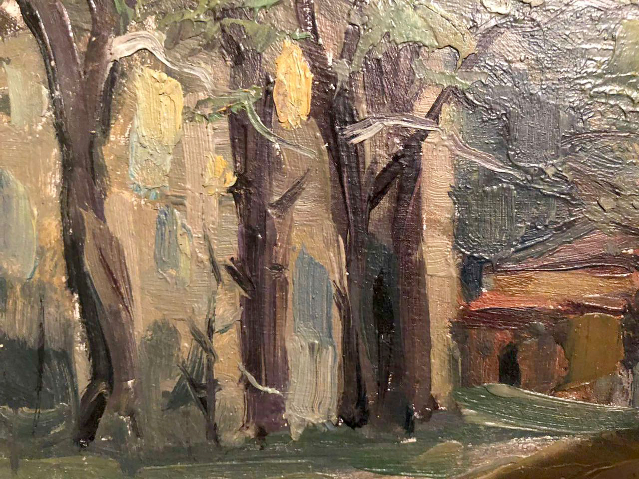 Oil painting Urban landscape Zaretskyi Viktor