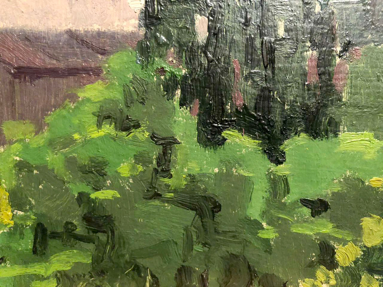 Oil painting Town Hall Square by Karmanov N. D.