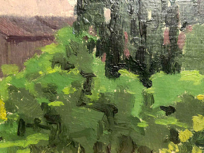 Oil painting Town Hall Square by Karmanov N. D.