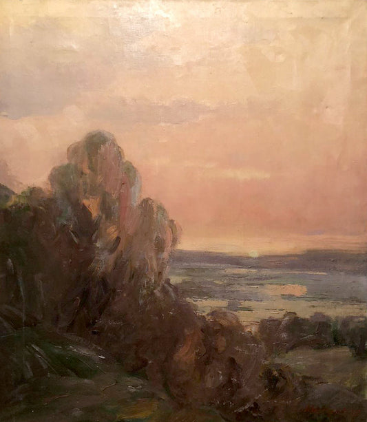 Oil painting Sunset Maltsev Nikolai Alexandrovich