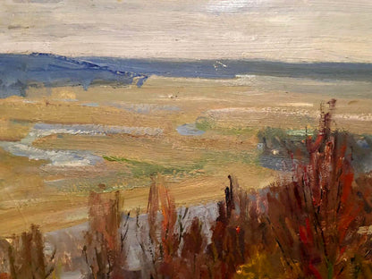 Oil painting Last snow Kogan-Shats Matvey Borisovich