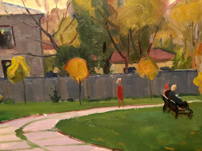 Oil painting Autumn soon Khrustalenko Nikolai Alexandrovich