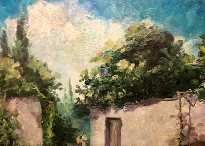 Oil painting Garden