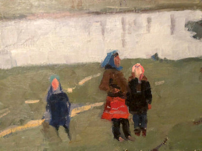 Oil painting It's a nasty day Khrustalenko Nikolai Alexandrovich