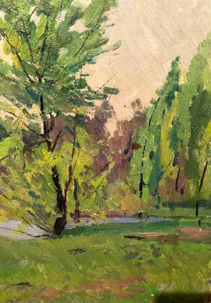 Oil painting Summer day Kogan-Shats Matvey Borisovich