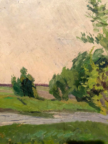 Oil painting Summer day Kogan-Shats Matvey Borisovich