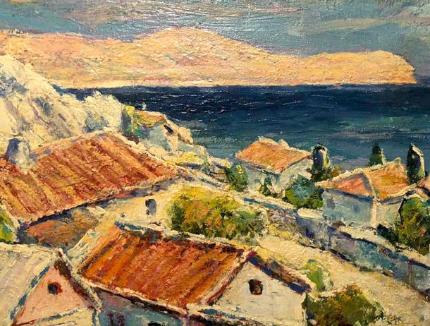 Oil painting On Azov Miroshnichenko Pavel Petrovich