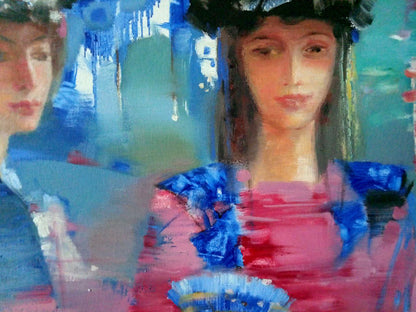 Abstract oil painting Carnival Anatoly Borisovich Tarabanov