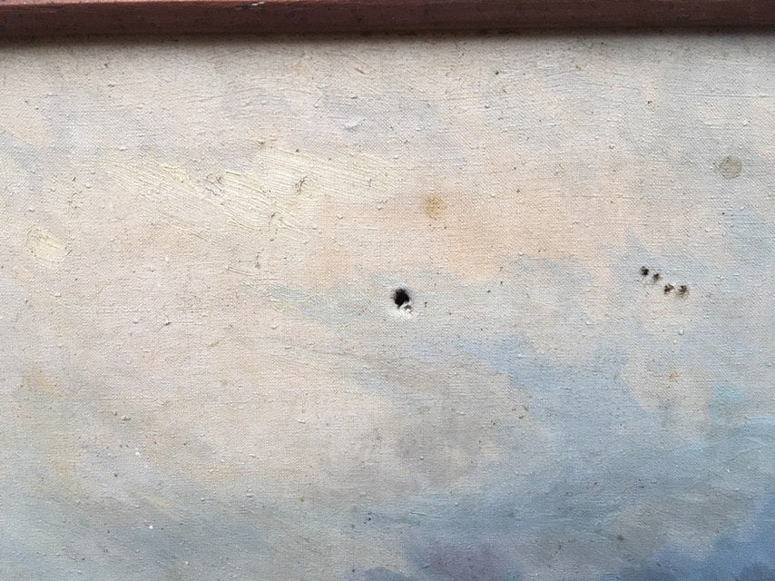 Oil painting Wet meadow Vasil'yev O. S.