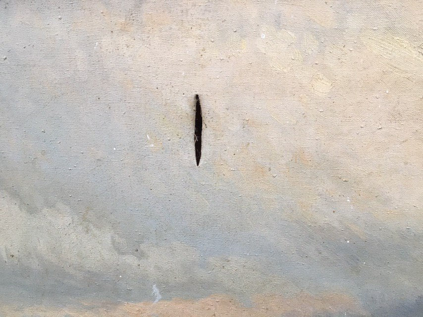 Oil painting Wet meadow Vasil'yev O. S.