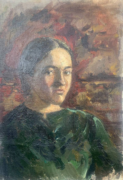 Oil painting My Mona Lisa Irina Palashchenko