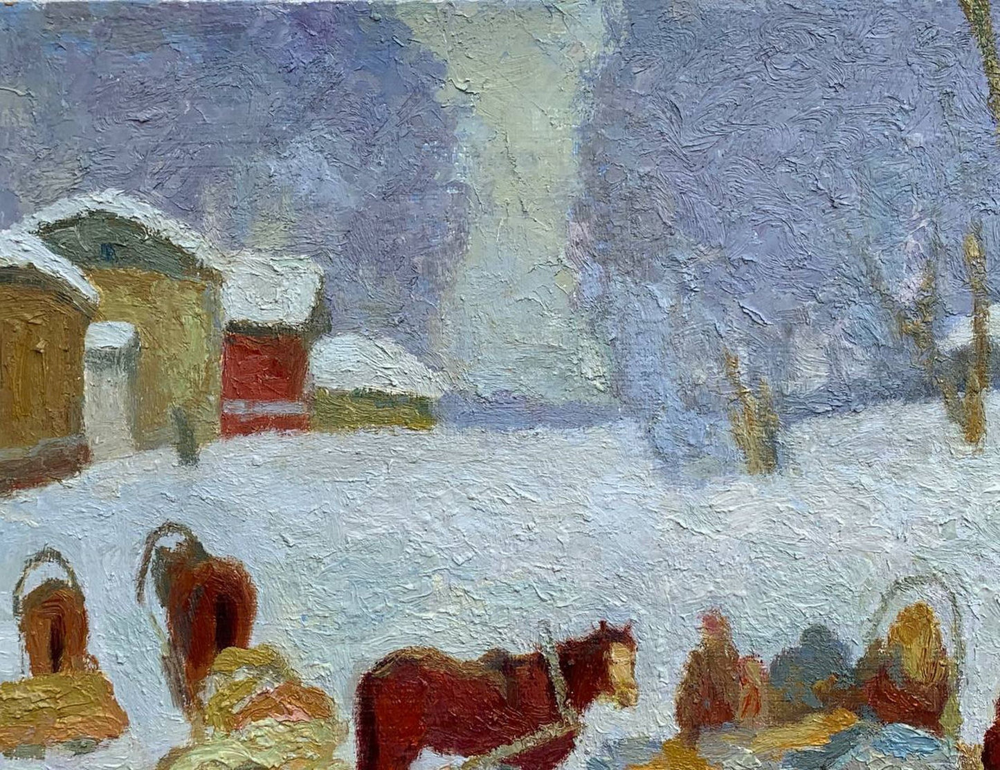 Oil painting Expectation Vladimir Yakovlevich Yukin