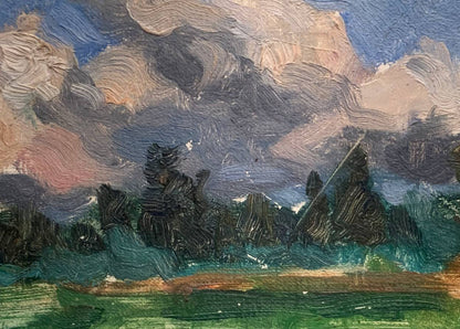 Oil painting Сlouds are running Igor Korotkov