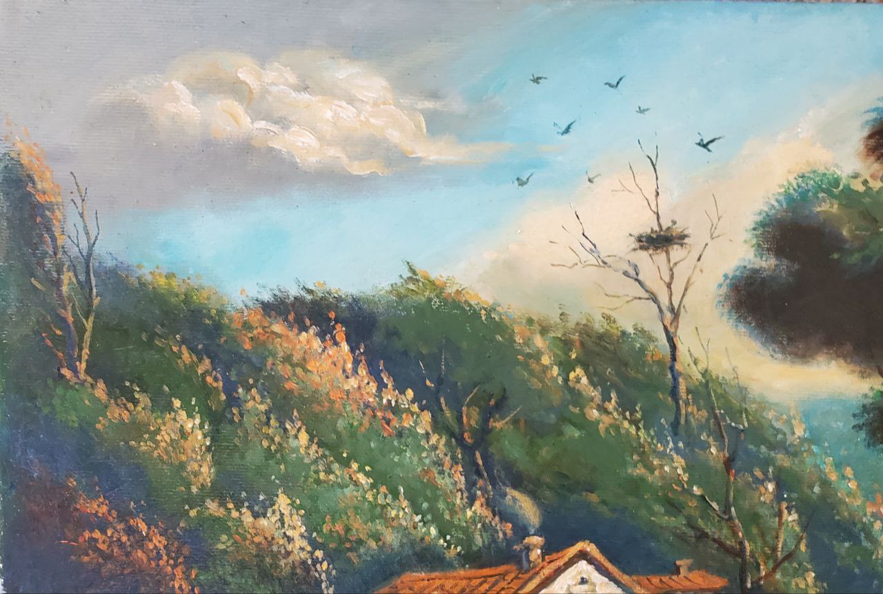 Oil painting Before the storm Litvinov Daniil Olegovich