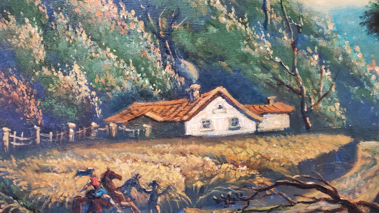 Oil painting Before the storm Litvinov Daniil Olegovich