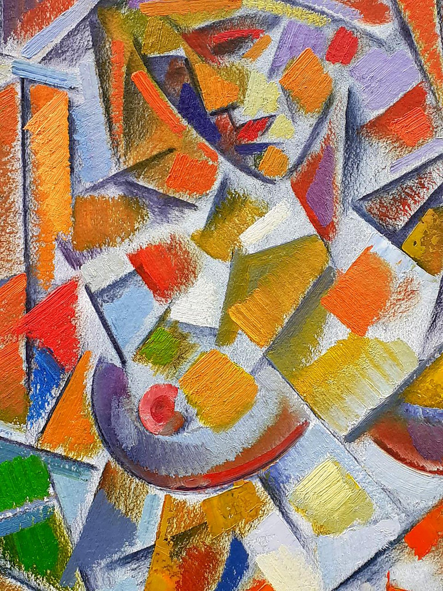 Abstract oil painting