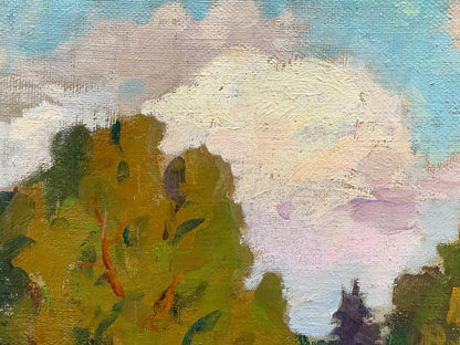 Oil painting Country life Rudenko Vladimir Mikhailovich