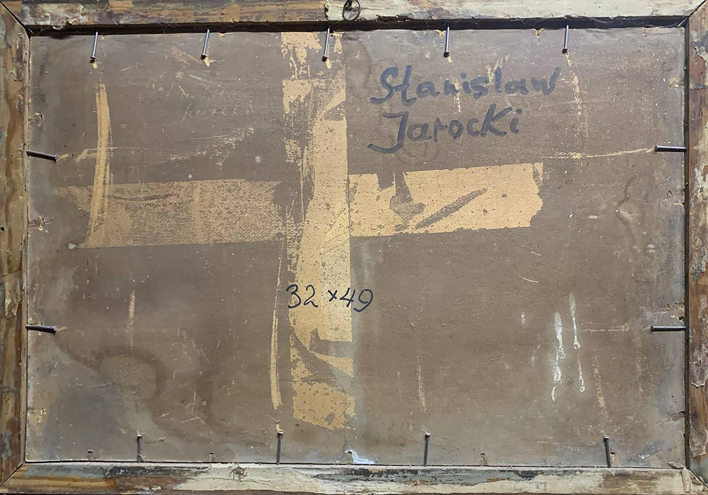 Oil painting Winter evening Yarotsky Stanislav (Jarocki)