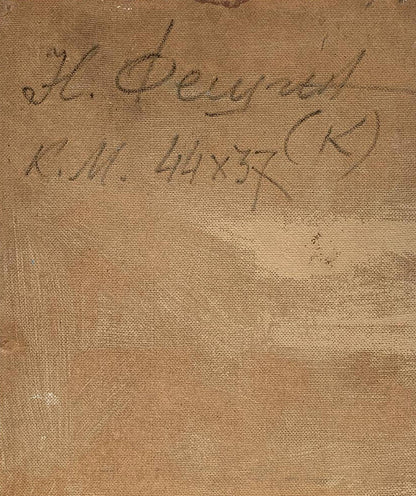 Oil painting Portrait of a boy Feshin Nikolay Ivanovich