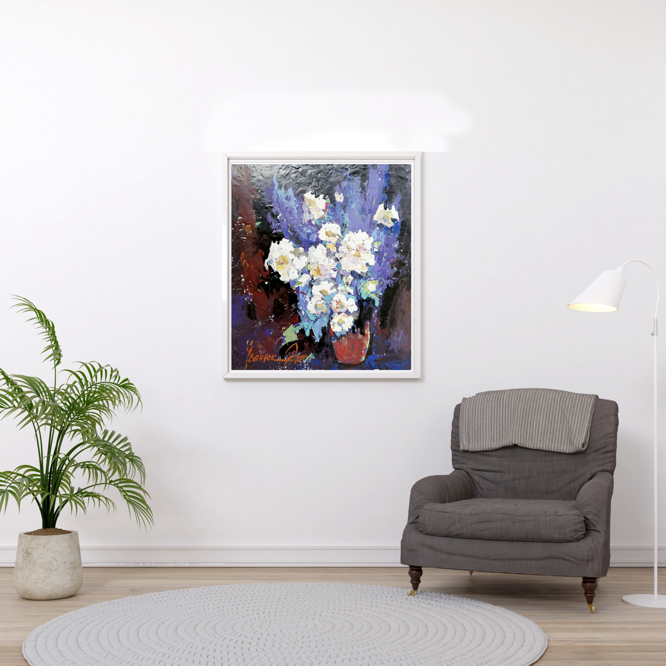 Oil painting l still life Flowers