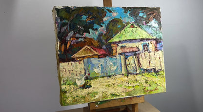 Abstract oil painting Noon Ivanyuk Alex