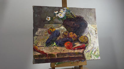Oil painting Vegetable still life Ivanyuk Oksana