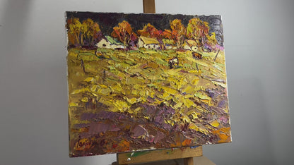 Oil painting In the pasture Ivanyuk Оksаnа