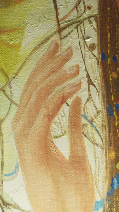 Abstract oil painting Inspiration Anatoly Borisovich Tarabanov