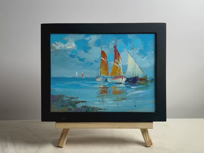 OIl painting On a journey by sea Yuriy Suprunchuk