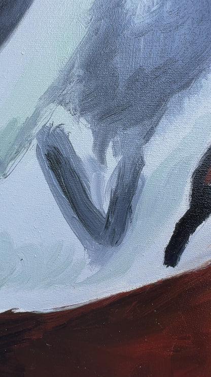 Still Life with a Blue Tray. Inspired by Kuprin