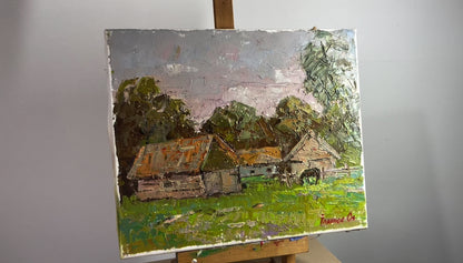 Oil painting Silence around Ivanyuk Alex