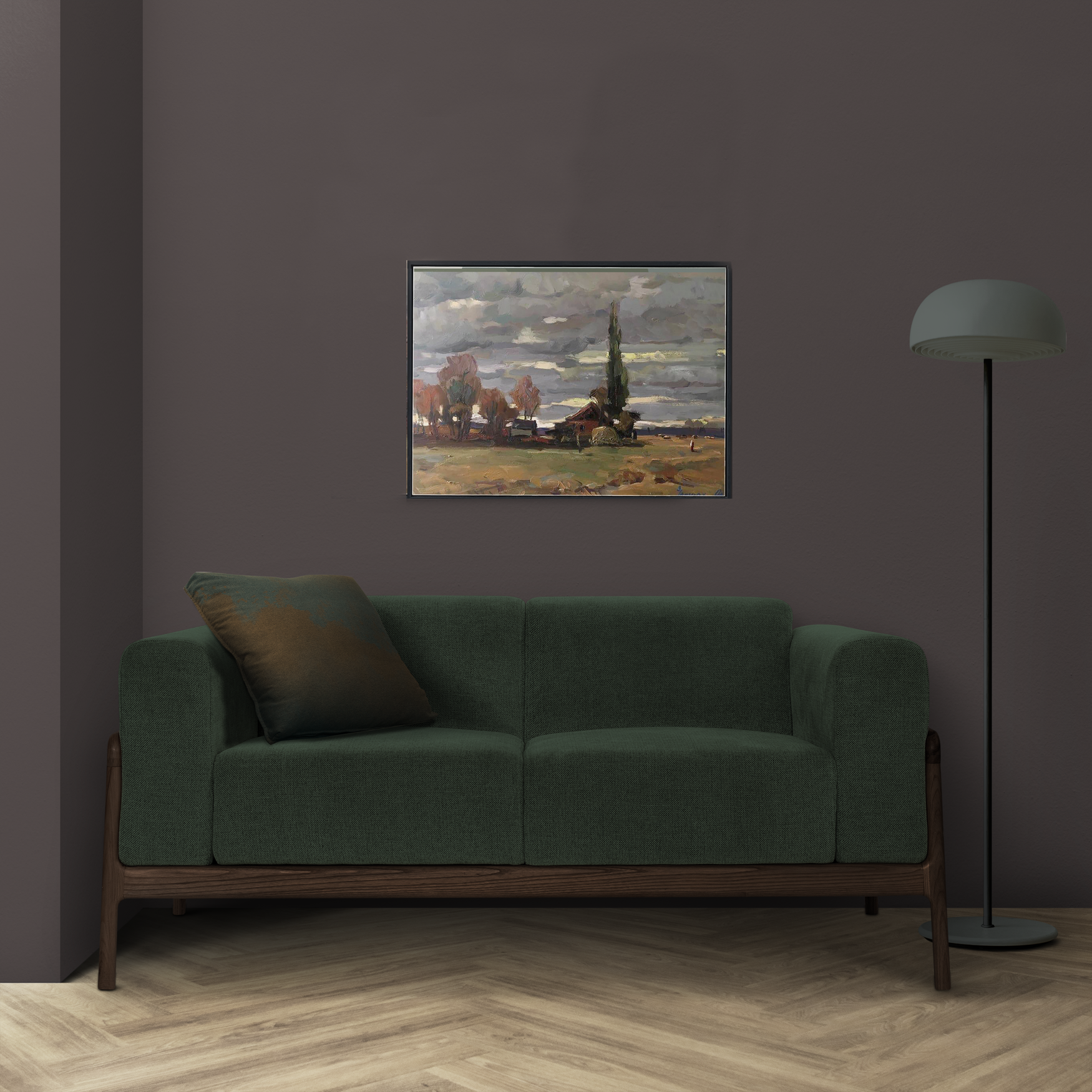 Village landscape Art 